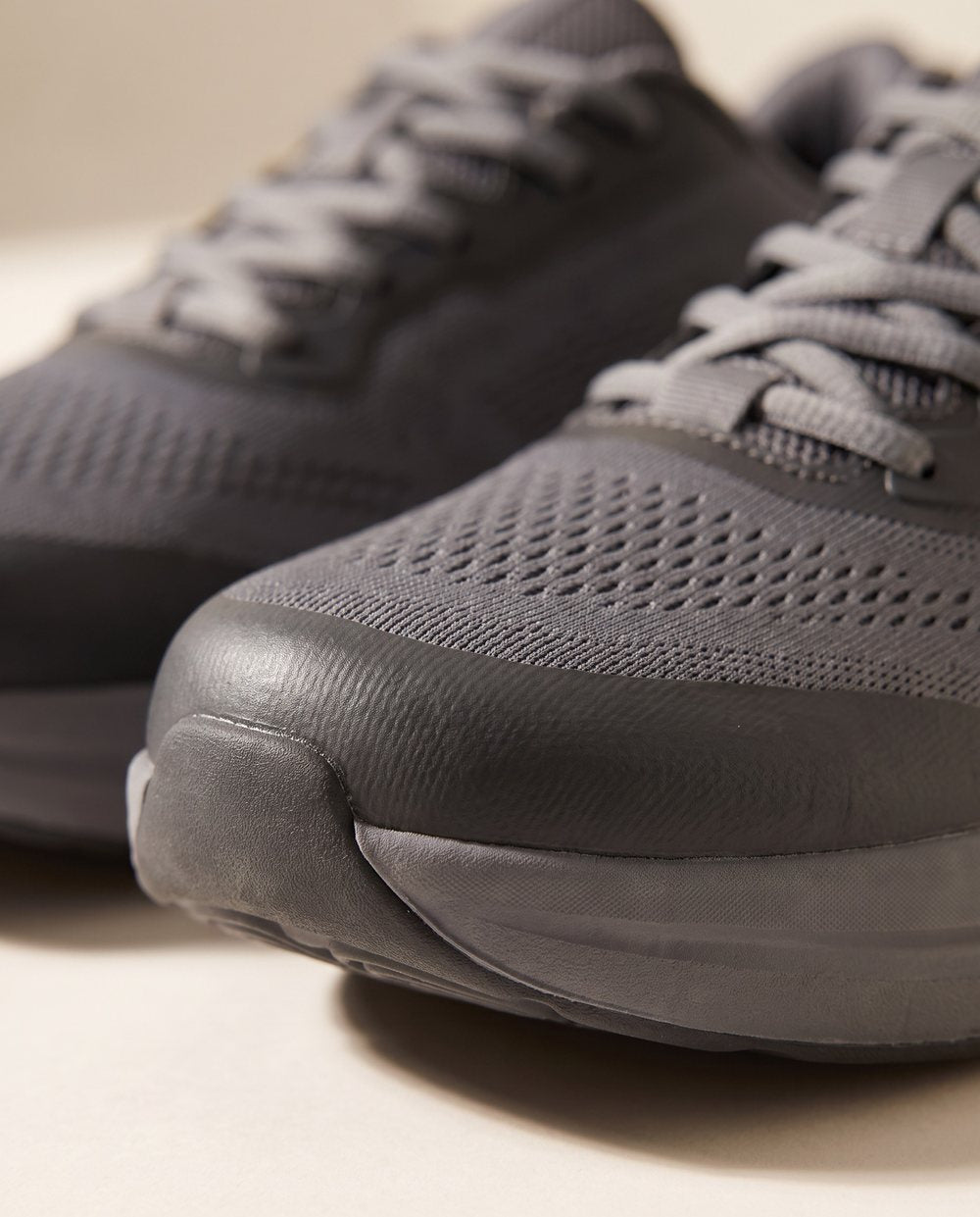 Close-up of Holt's reinforced toe bumper