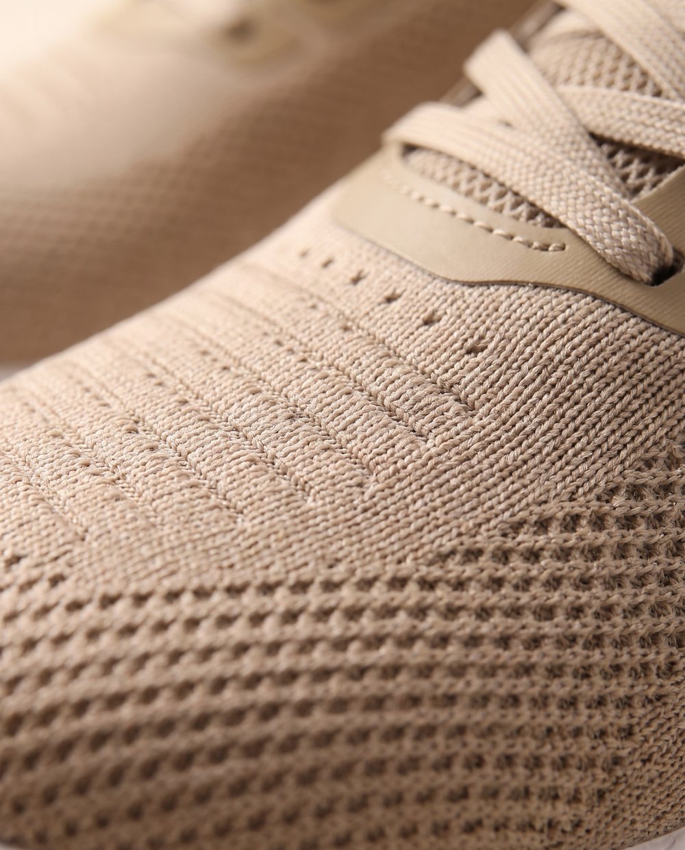 Close-up of Tallgrass's soft sand knit