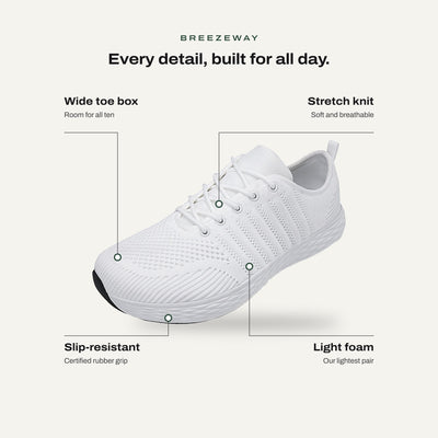 Breezeway · Wide Toe Box Stretch Knit Sneaker
