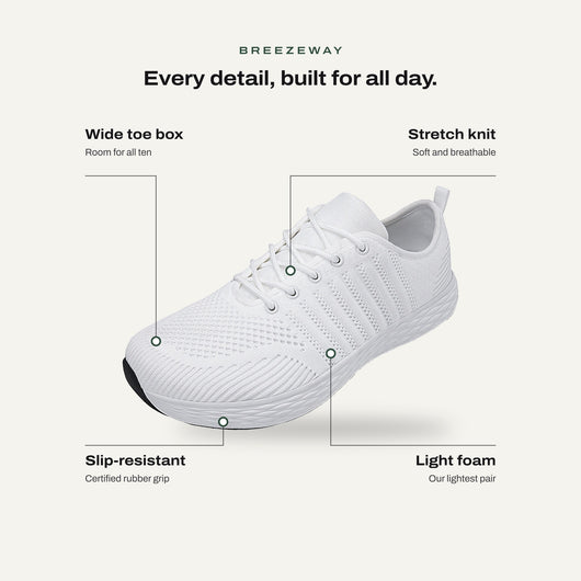 Breezeway · Wide Toe Box Stretch Knit Sneaker