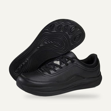 Ledger · Wide Toe Box Work Sneaker in Black