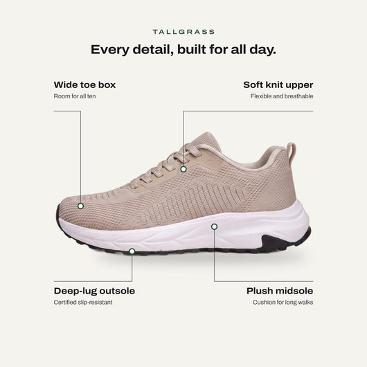 Tallgrass · Wide Toe Box Outdoor Sneaker